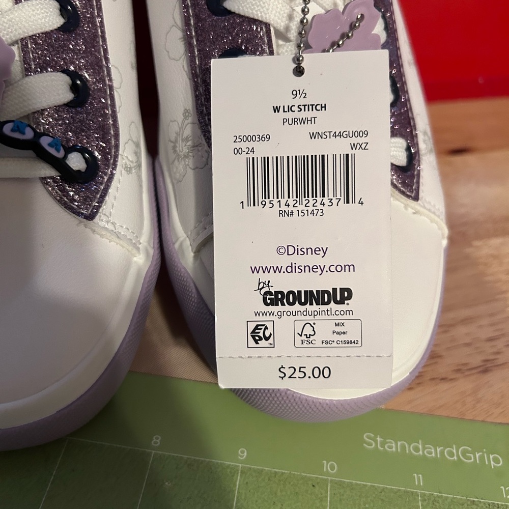 Disney Stitch White and Purple Sneakers - Picture 5 of 5